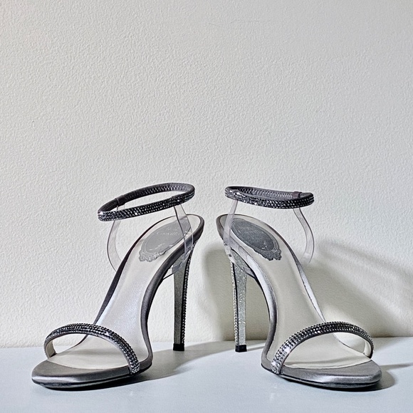 Rene Caovilla Elastica Strass Crystal Sandal US8.5 - Picture 8 of 12
